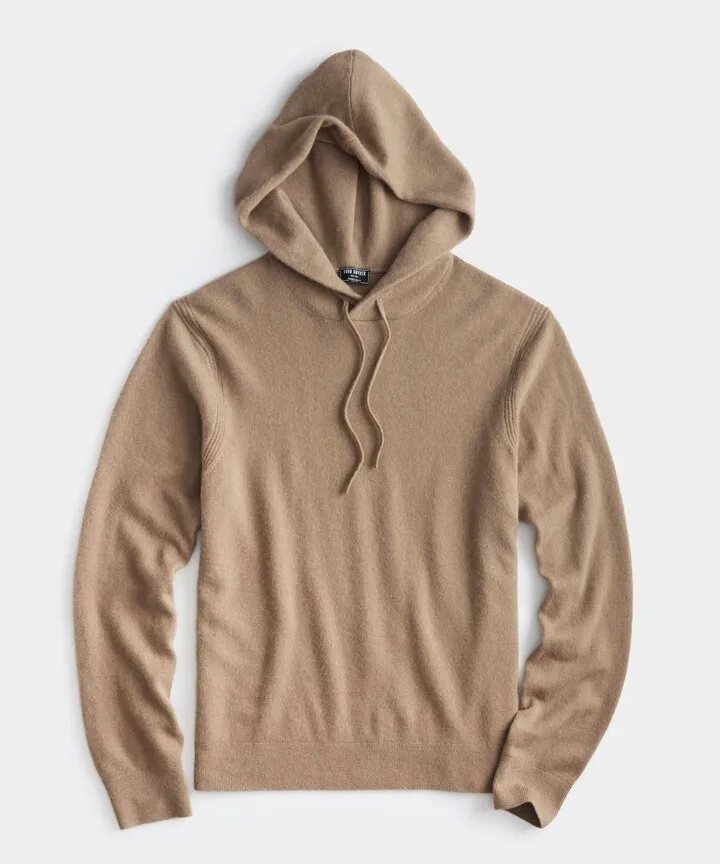 Cashmere Hoodie in Baja Dunes