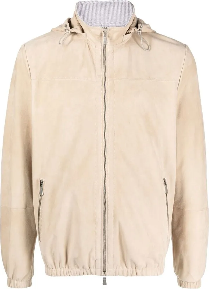 Hooded Leather Jacket