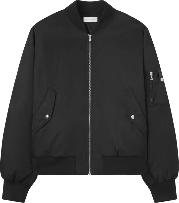 Zip-Up Bomber Jacket