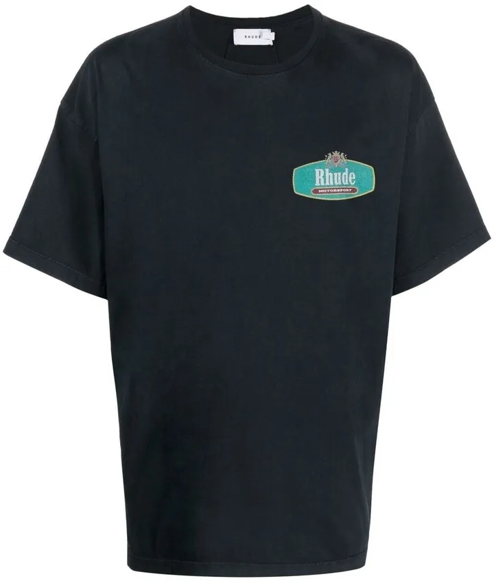 logo-print cotton T-shirt