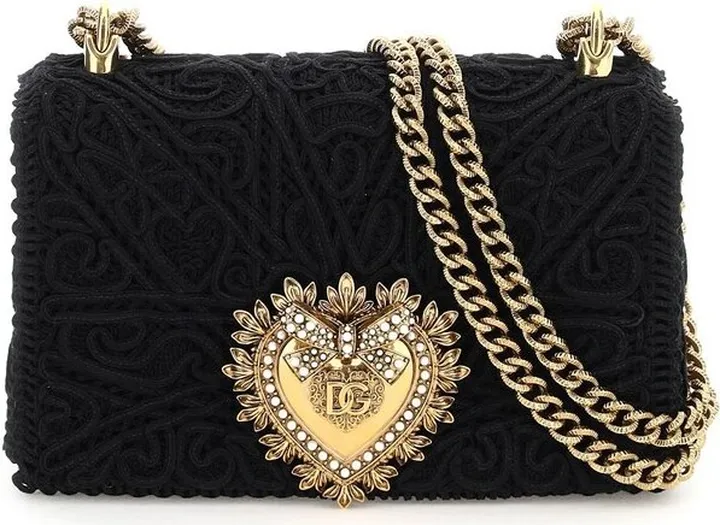 Dolce & Gabbana Devotion Logo-Plaque Medium Bag