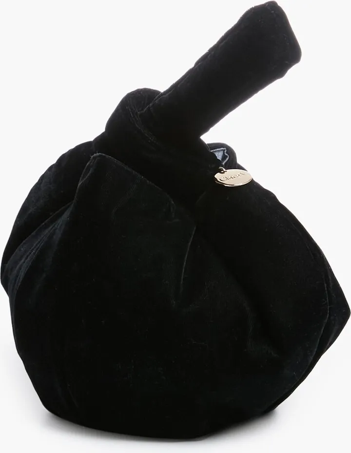 Black Velvet Chou Chou Bag