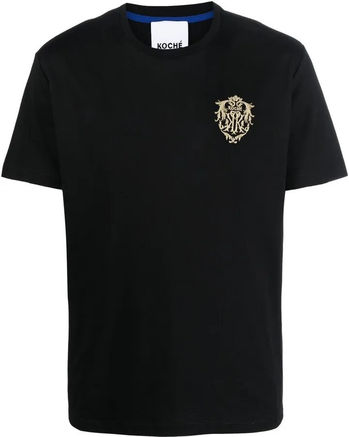 logo crest embroidered T-shirt