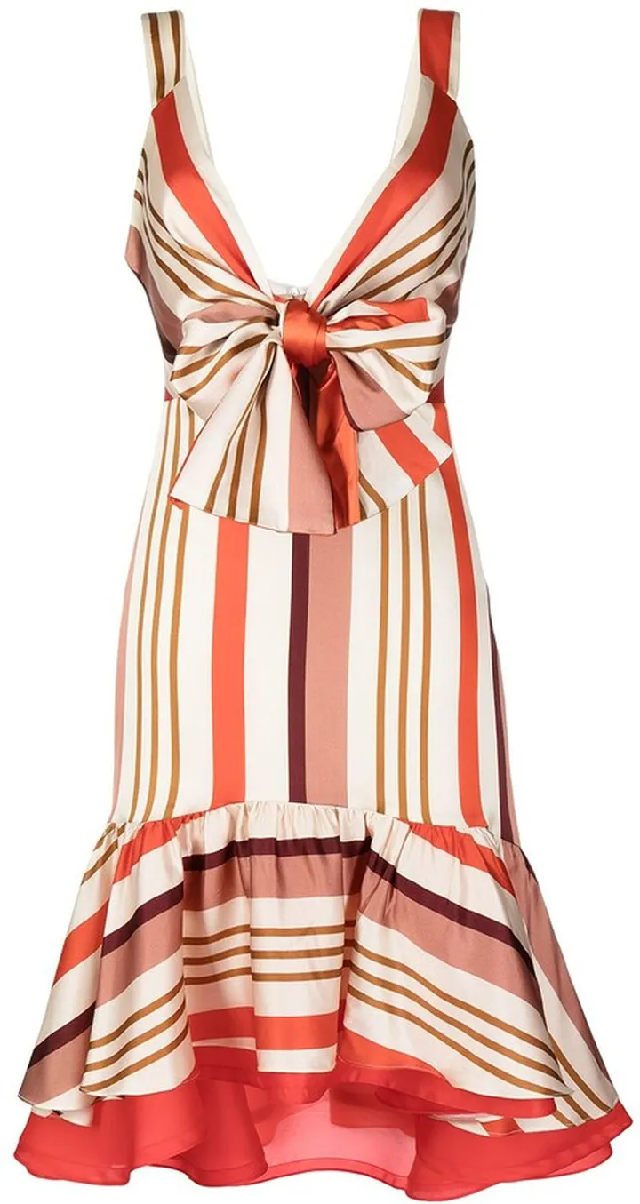Arbore striped midi dress