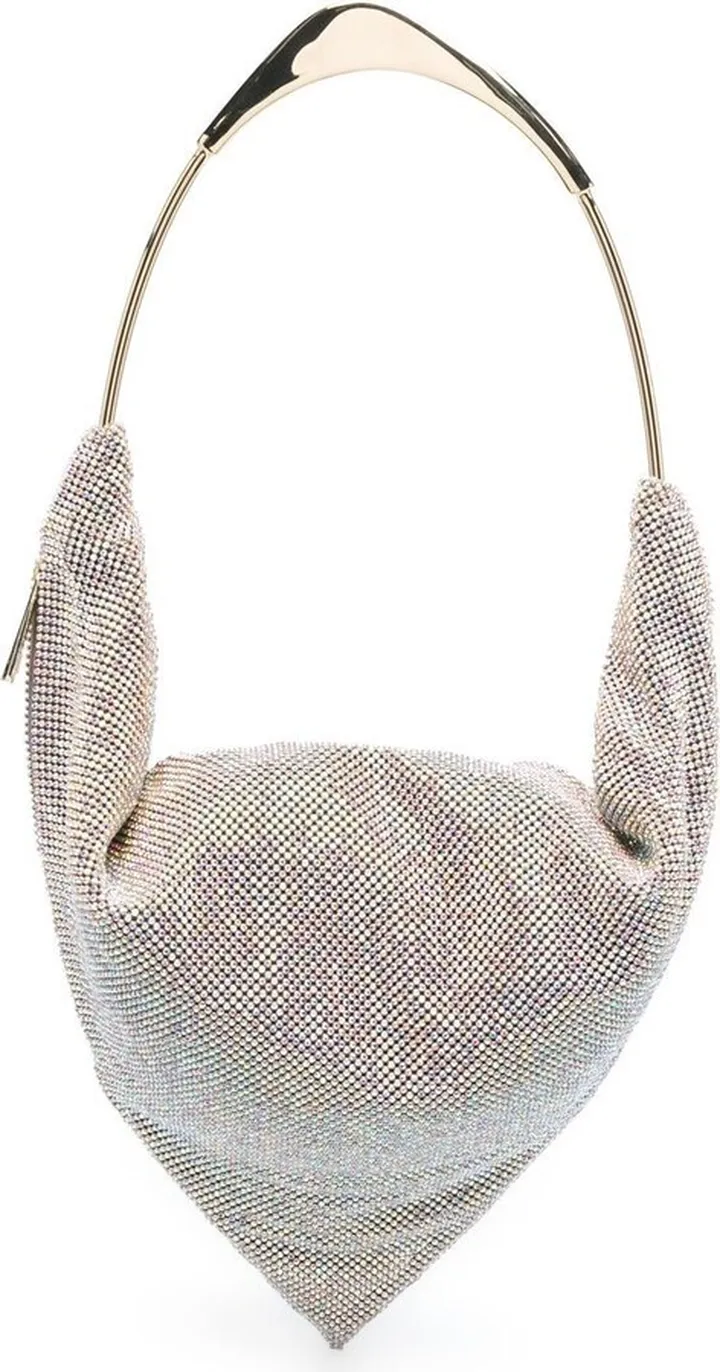 Crystal Metallic Shoulder Bag