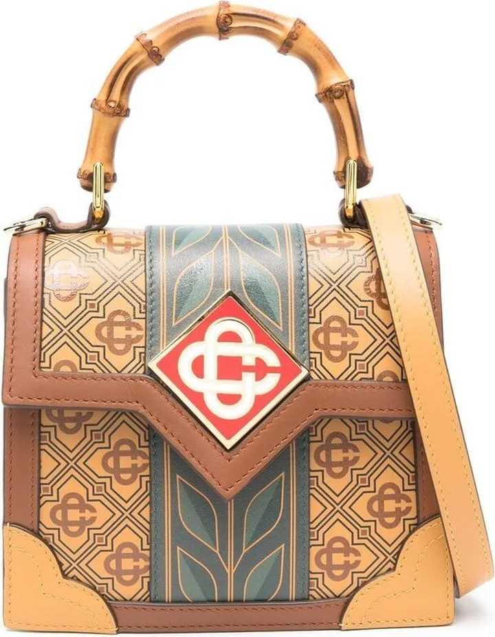 Jeanne monogram-print tote bag