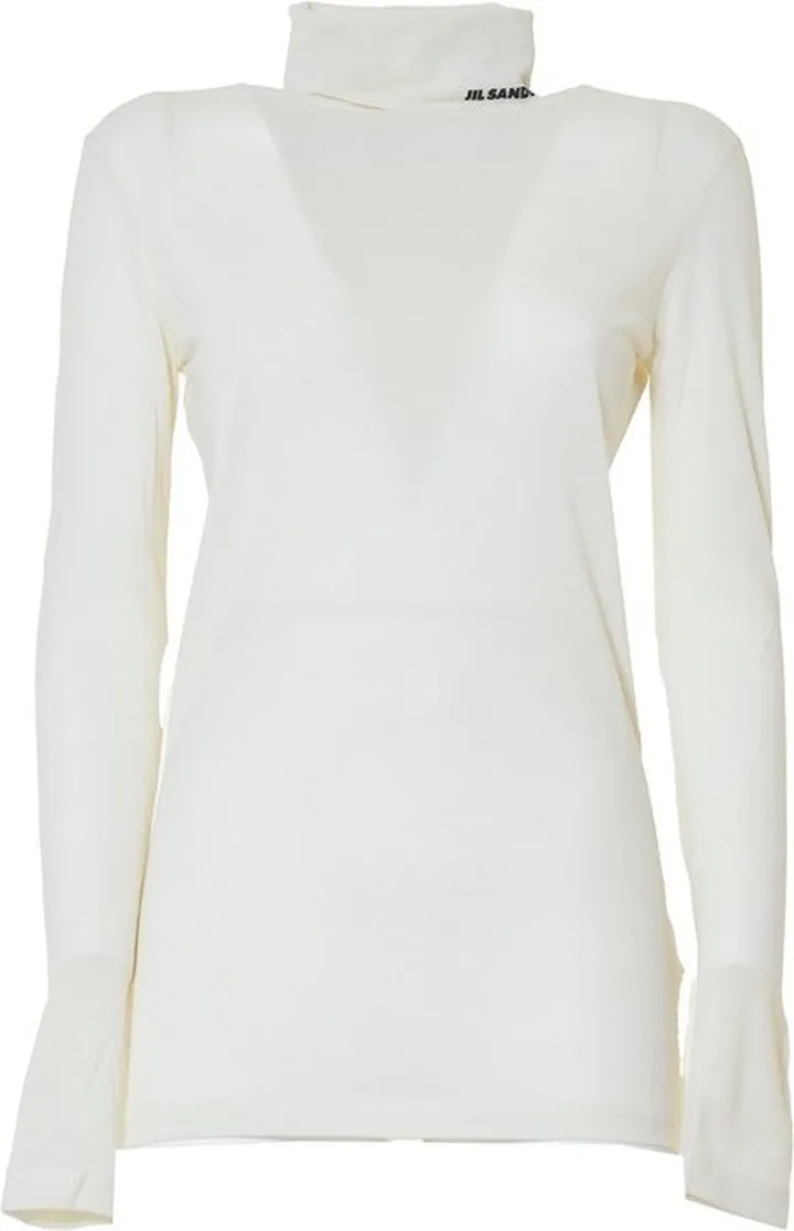 Jil Sander Long-Sleeved High-Neck T-Shirt