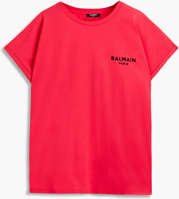 Printed cotton-jersey T-shirt