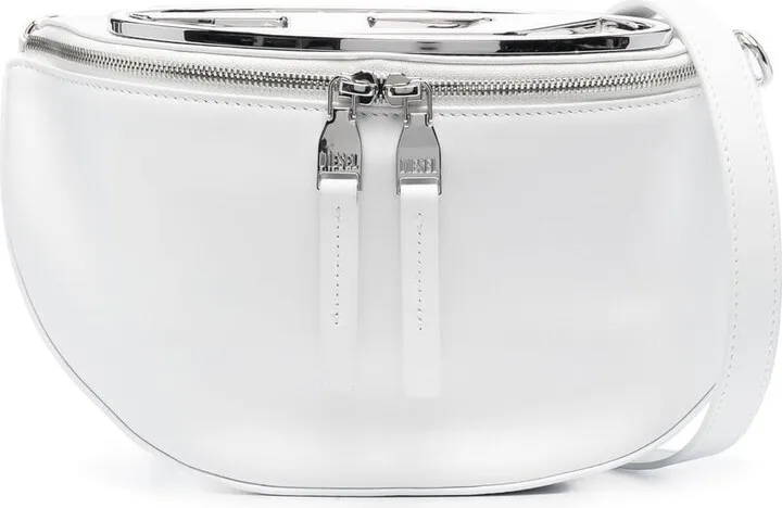 Logo-Detail Leather Belt Bag