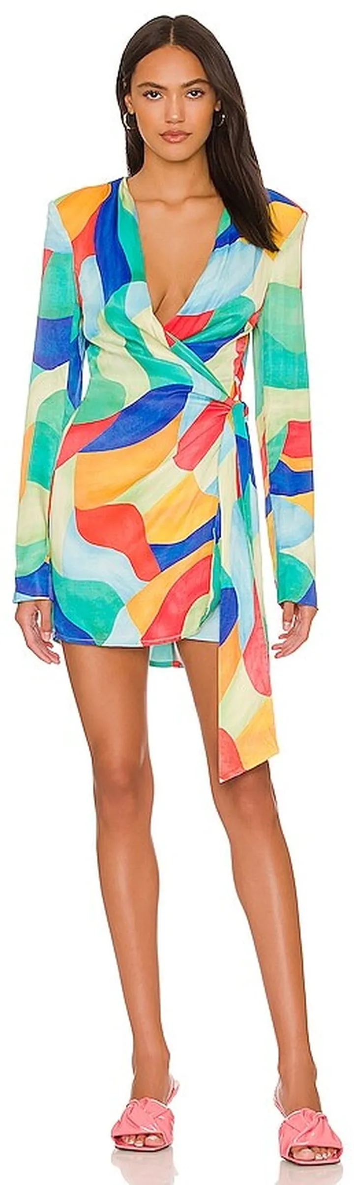 Cowl Front Dress