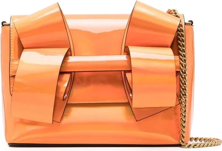 Aika iridedcent-effect crossbody bag