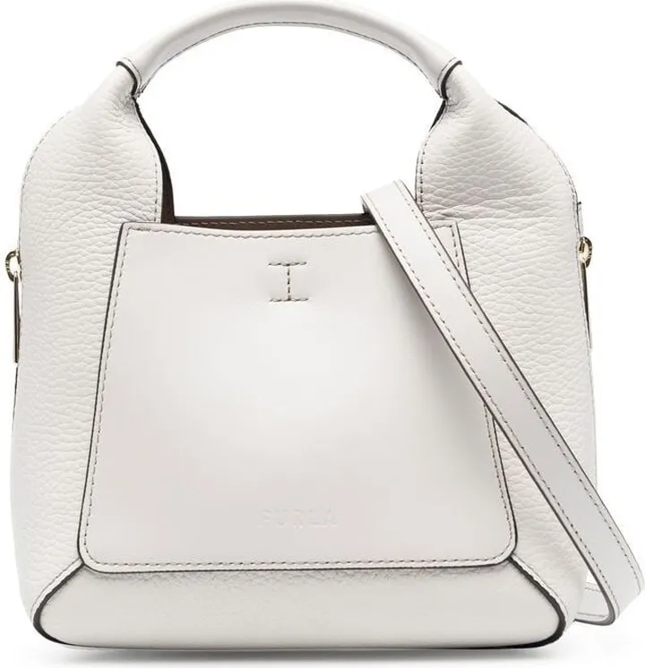 Panelled Leather Tote Bag