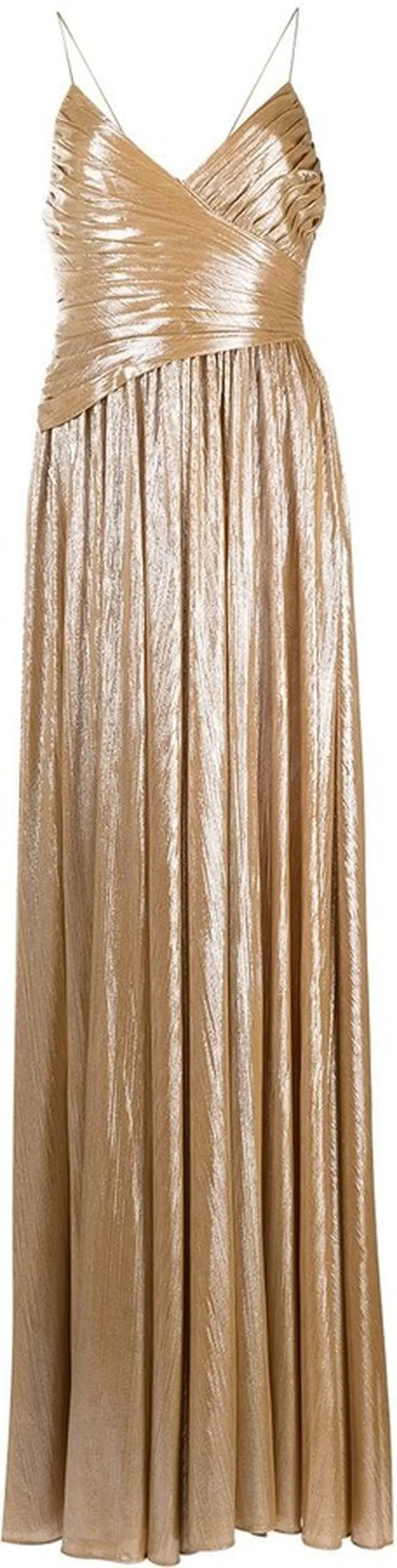 Doss pleated gown