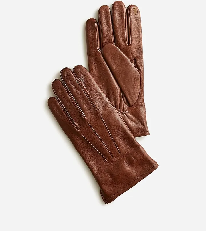 Cashmere-lined leather gloves