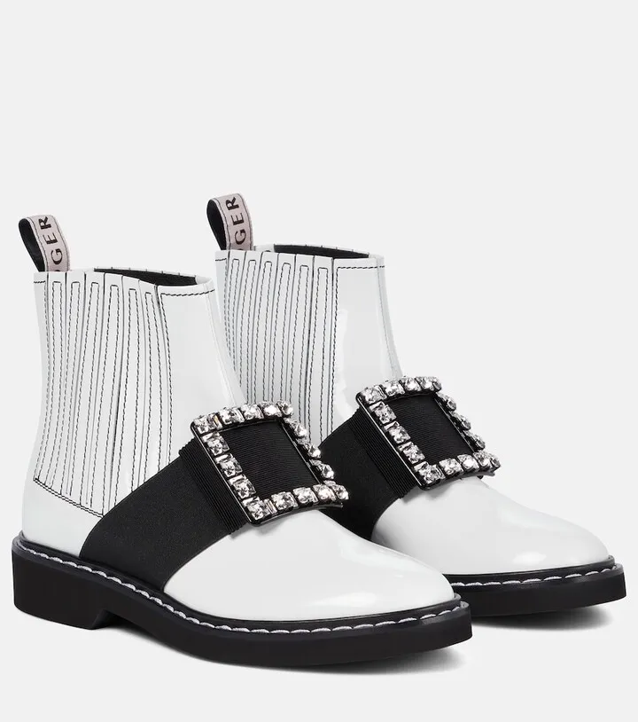 Viv' Rangers brushed leather Chelsea boots