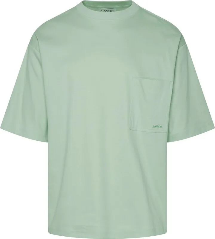 Lanvin Logo Detailed Crewneck T-Shirt