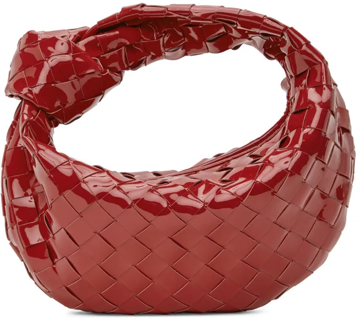 Bottega Veneta Pink Patent Mini Jodie Bag