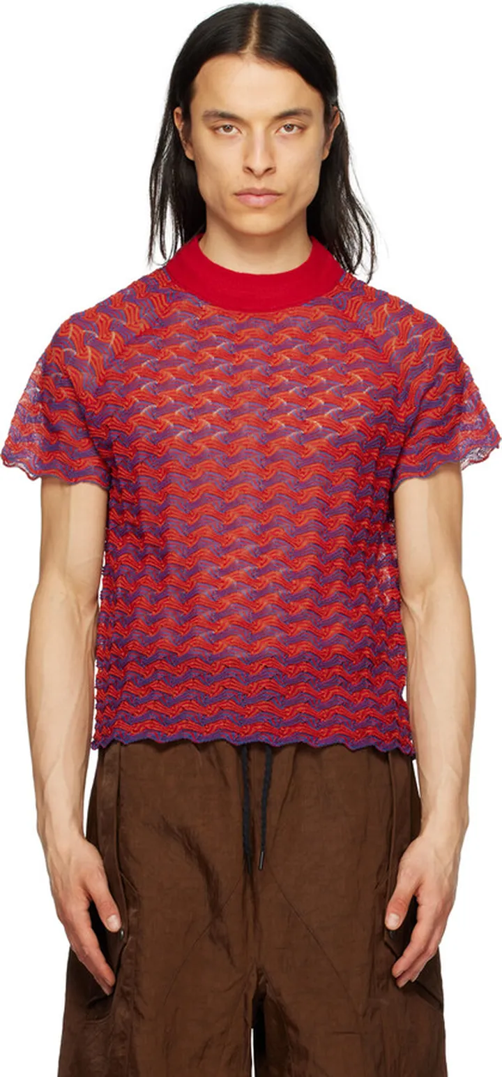 NAMESAKE Red & Blue Mickey T-Shirt