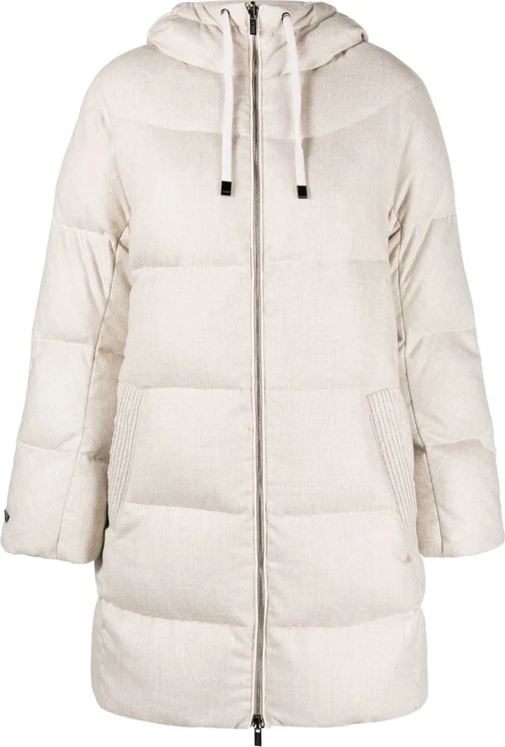 Padded Hooded Zip-Up Coat