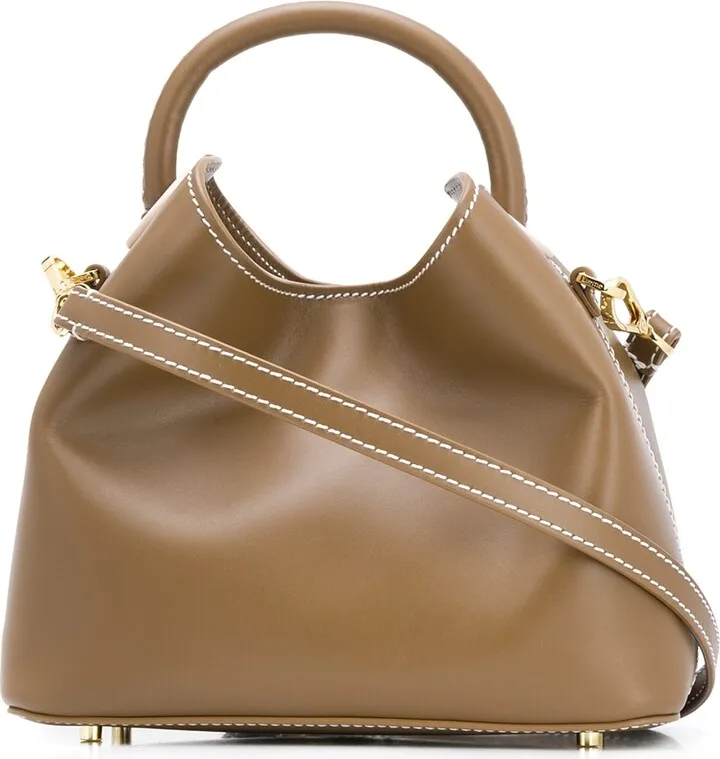 Baozi contrast stitching tote bag