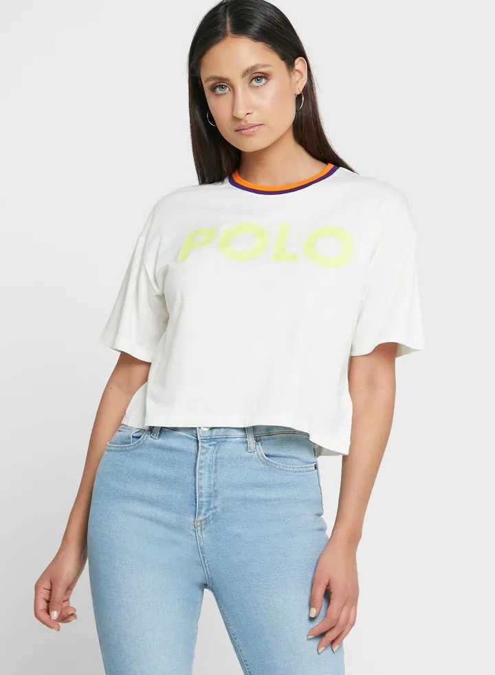 Crew Neck Graphic T-Shirt