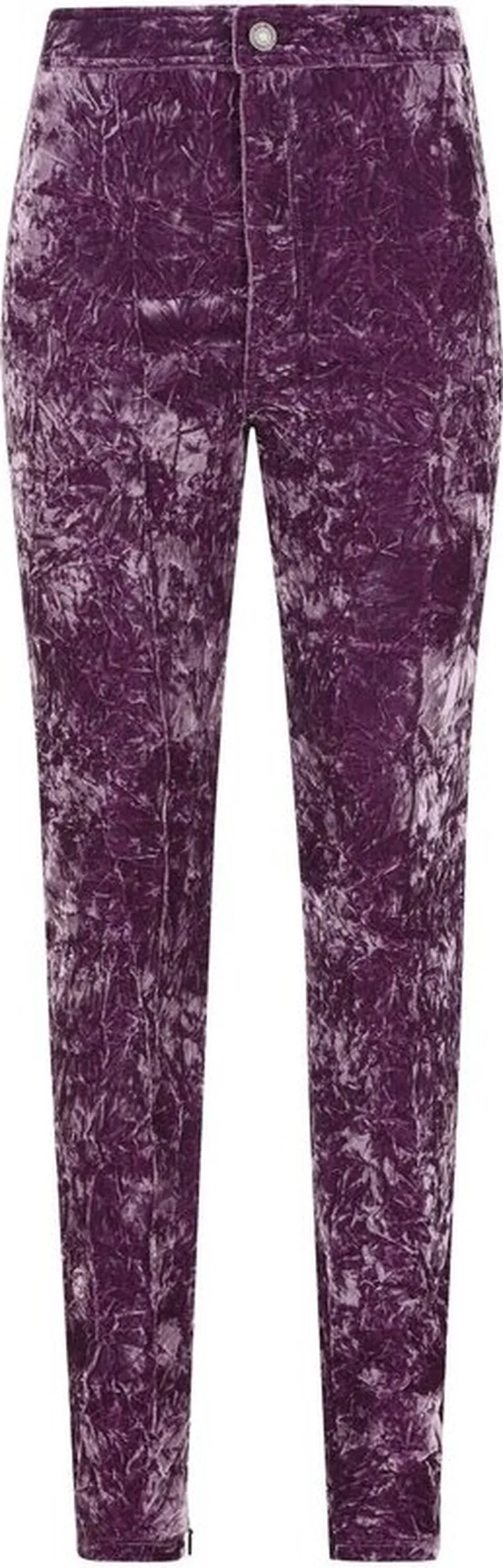 Saint Laurent Velvet Straight Leg Trousers