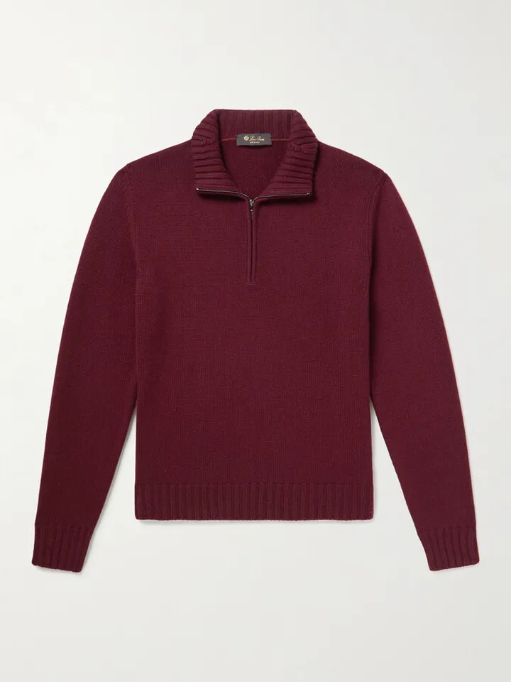 Cashmere Half-Zip Sweater