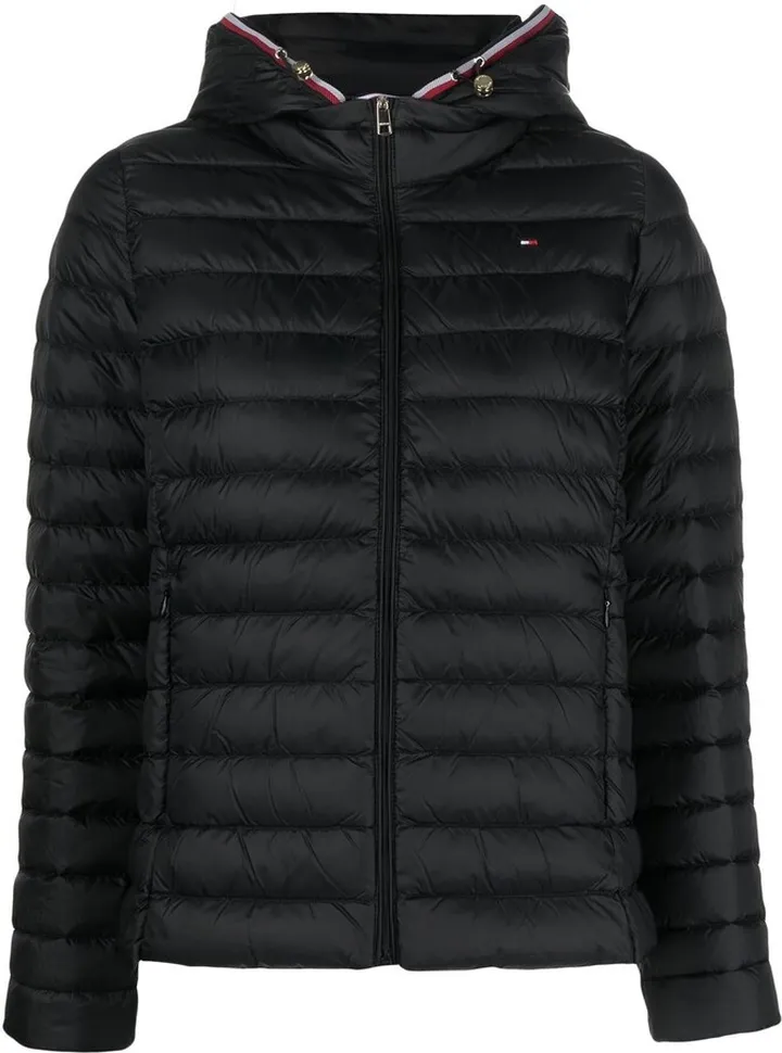 Zipped Hooded Padded Jacket