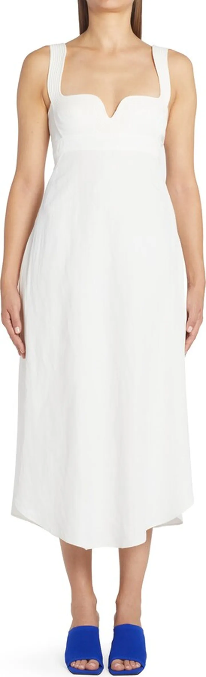 Fluid A-Line Midi Dress