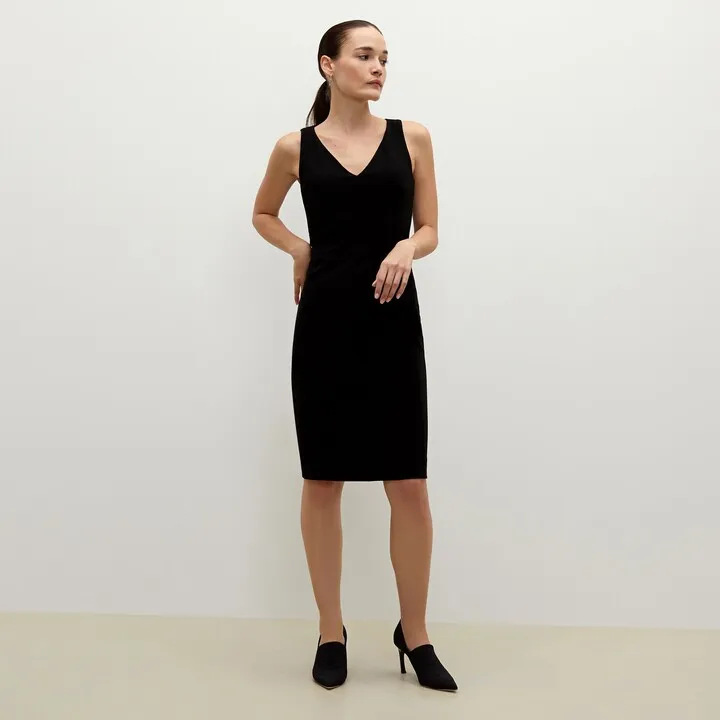 Rachel Dress - Ponte - Black