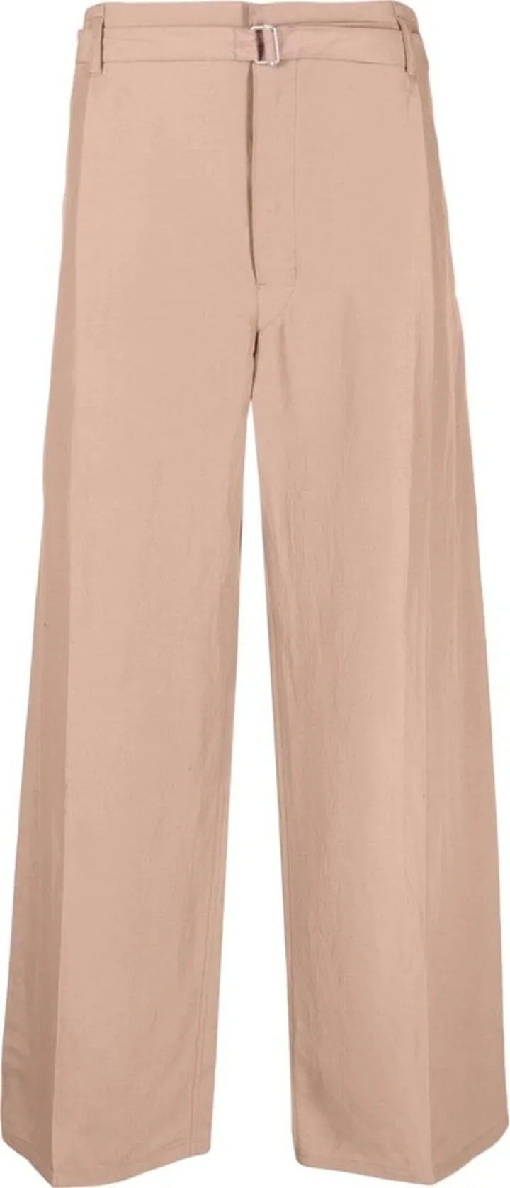 Belted Wide-Leg Trousers