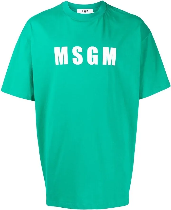 logo-print cotton T-shirt
