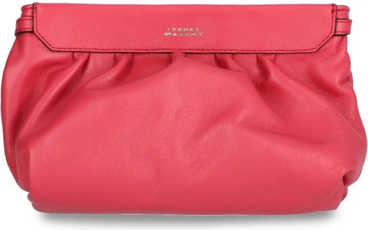 Isabel Marant Luzes Gathered Logo Detailed Crossbody Bag