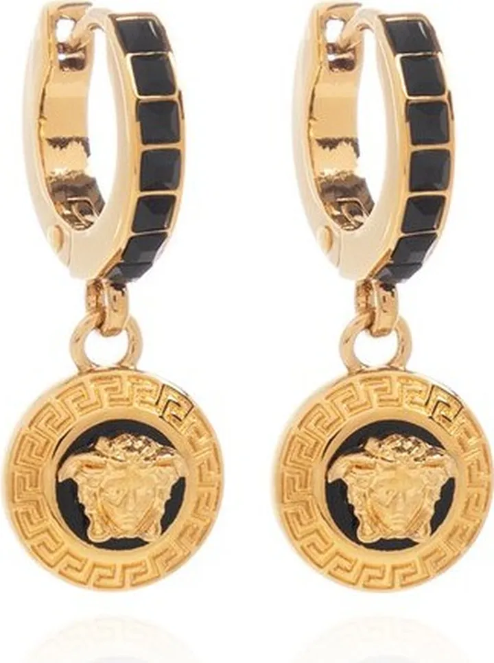 Versace Medusa Head-Detailed Embellished Earrings
