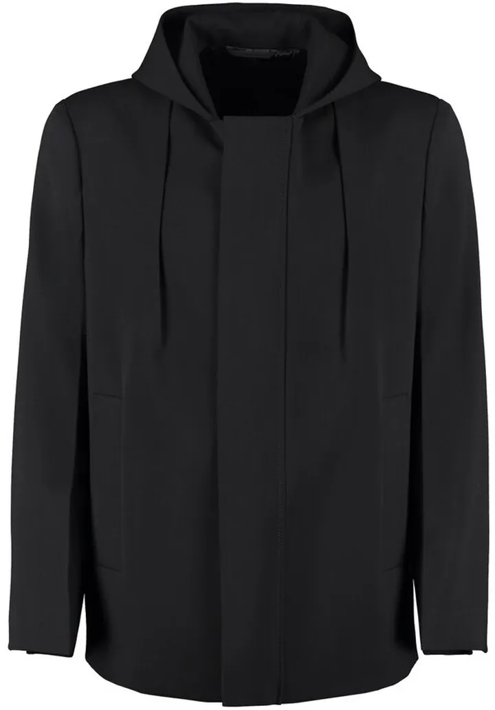 Givenchy Zip-Up Hooded Coat