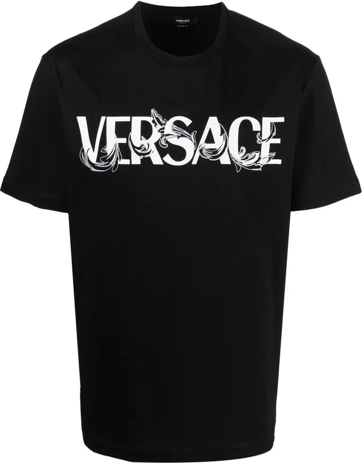 logo-print detail T-shirt