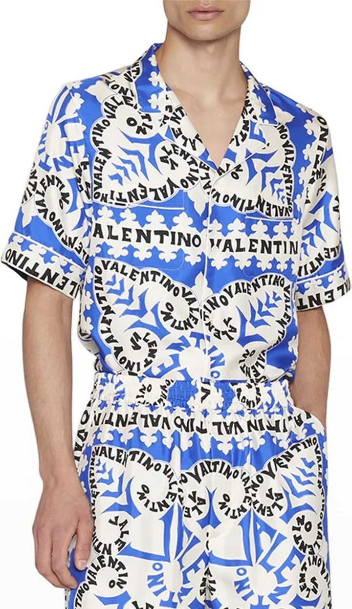 Men's Bandana Logo Camp Shirt