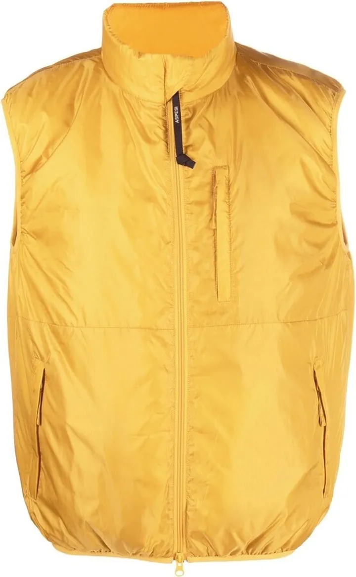 High-Neck Padded Gilet