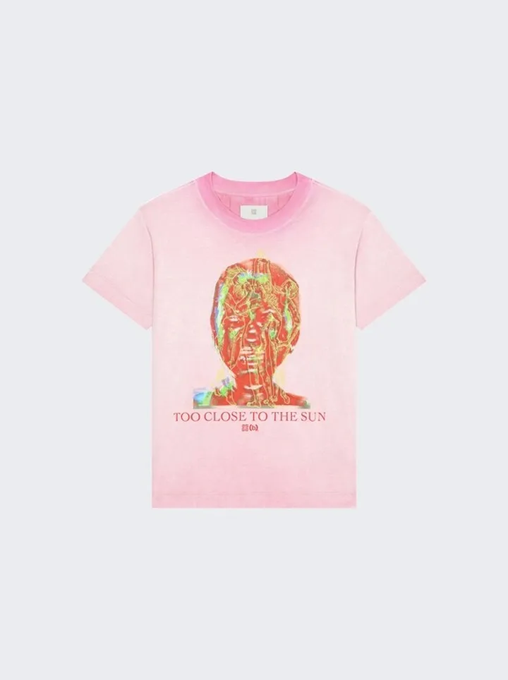 Oversized Fit T-Shirt Bright Pink