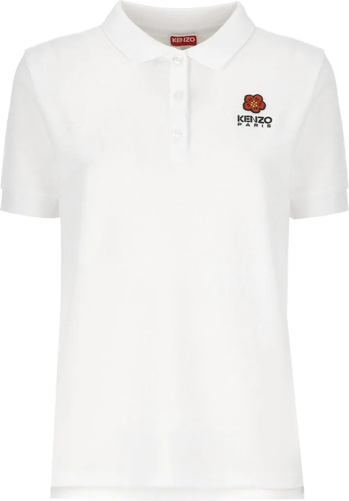 Logo Embroidered Short-sleeved Polo Shirt