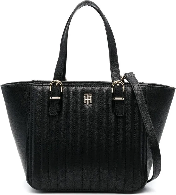 Timeless logo plaque tote bag