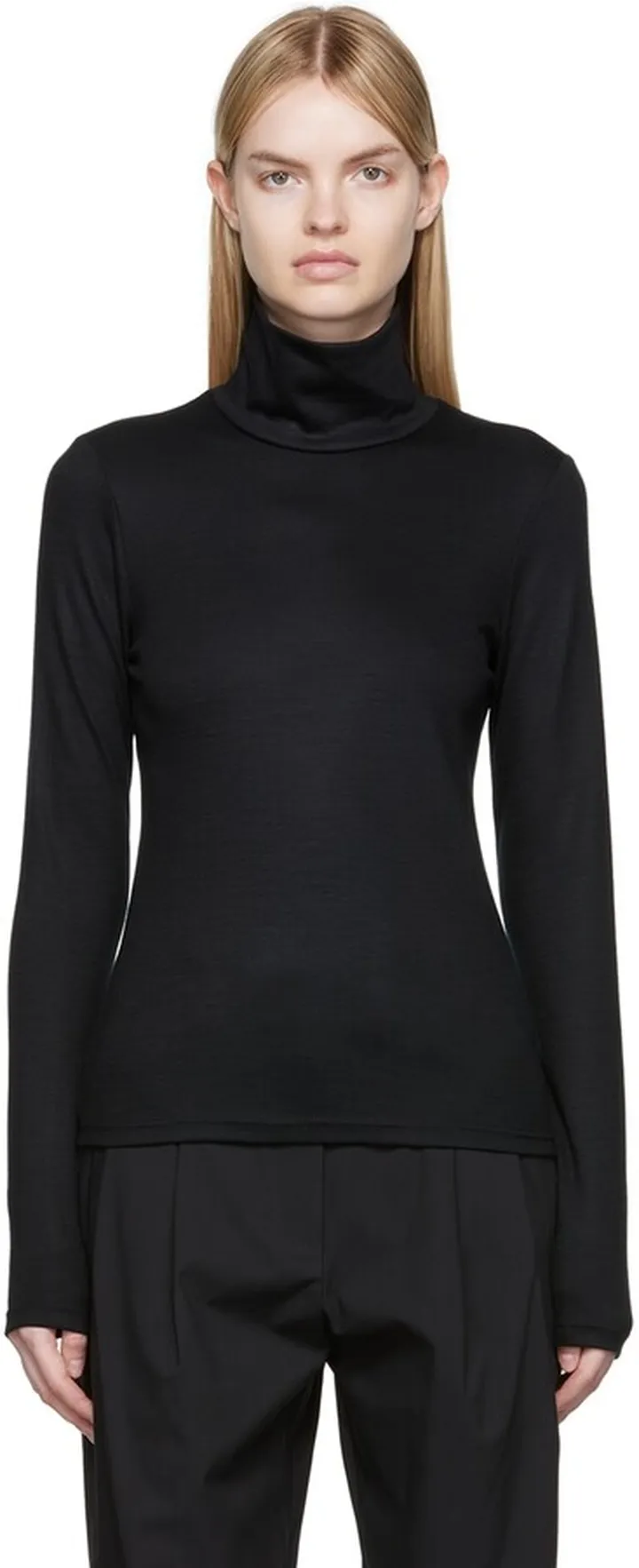 Esse Studios Black Merino Turtleneck