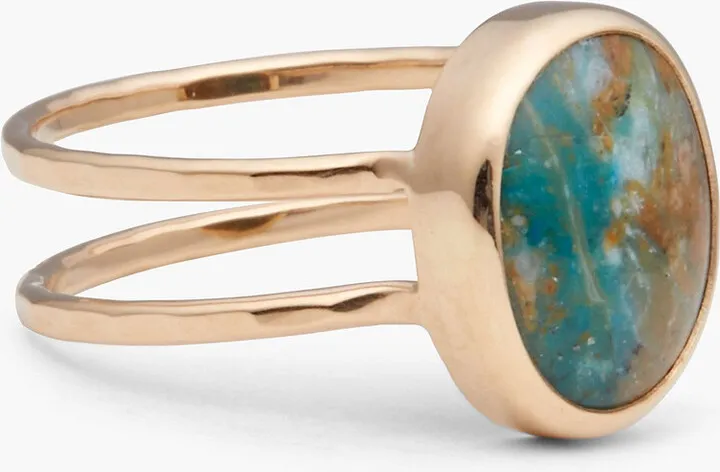 14-Karat Gold Opal Ring