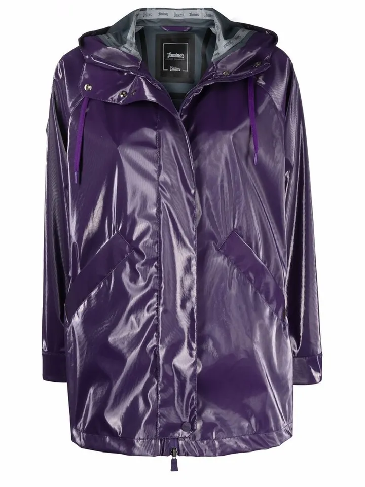 Wet Look Rain Coat