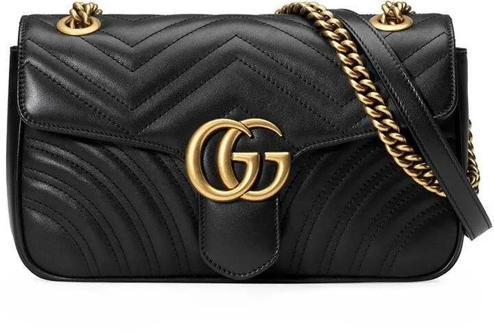 GG Marmont small matelassé leather shoulder bag