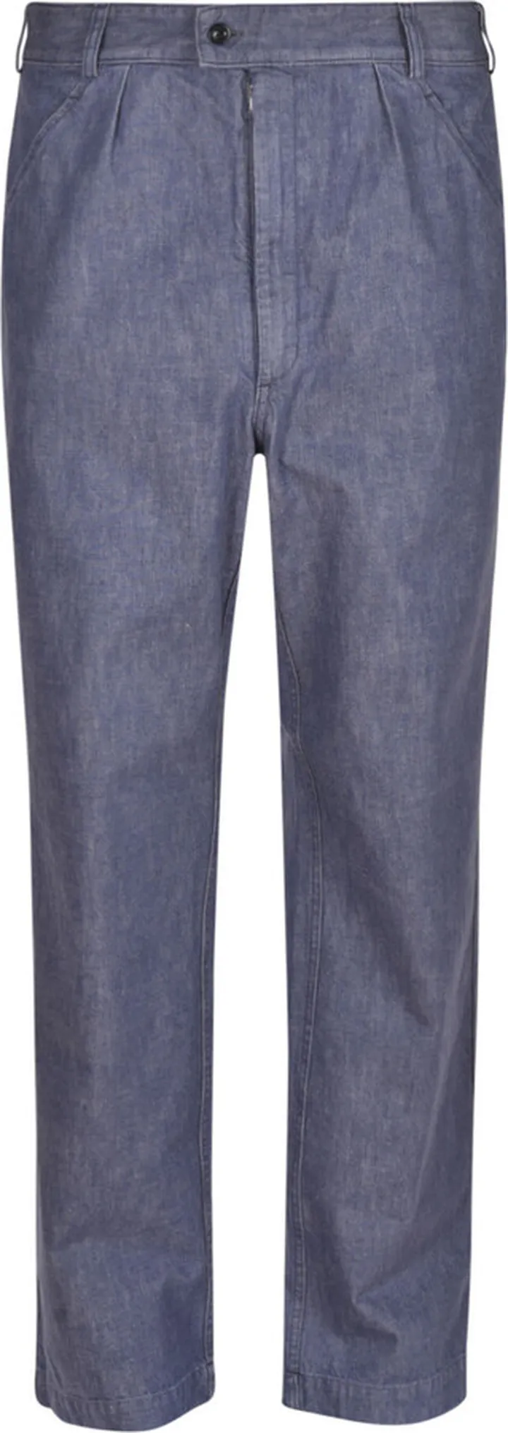 Straight Leg Rear Logo Trousers