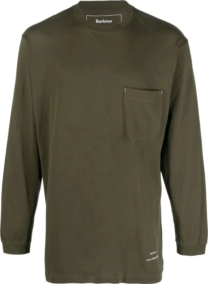 X And Wander Green Cotton T-Shirt
