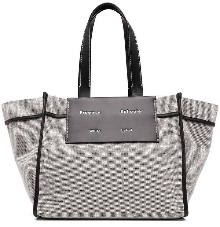 large Morris canvas tote bag