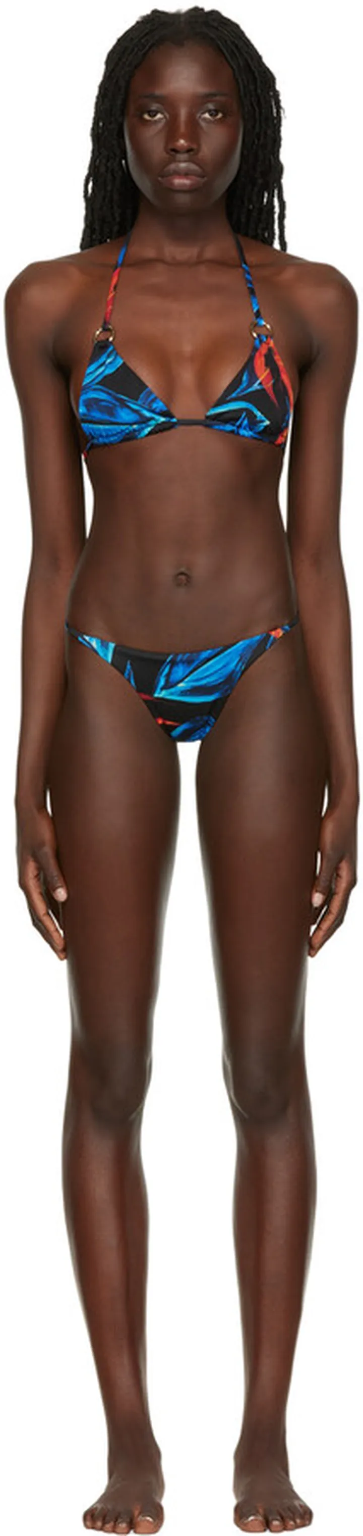 Louisa Ballou Blue Mini Ring Bikini