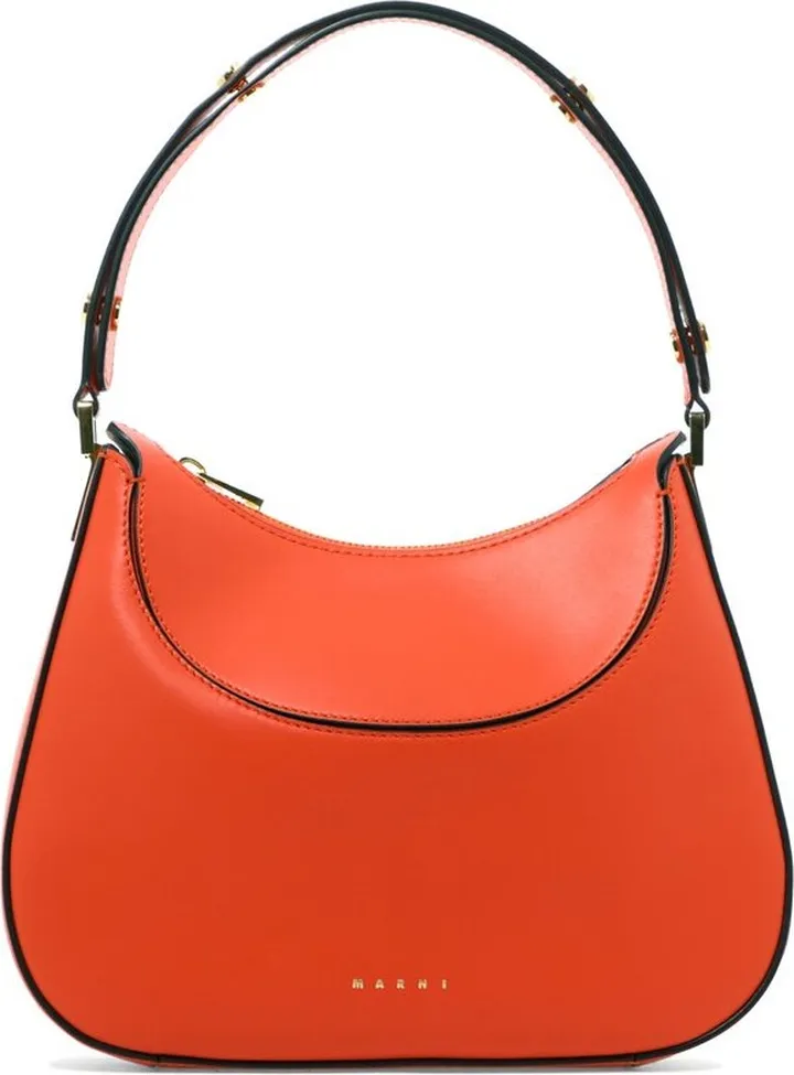 Marni Milano Logo Detailed Shoulder Bag